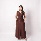 Conjunto Saia e Cropped Dubai