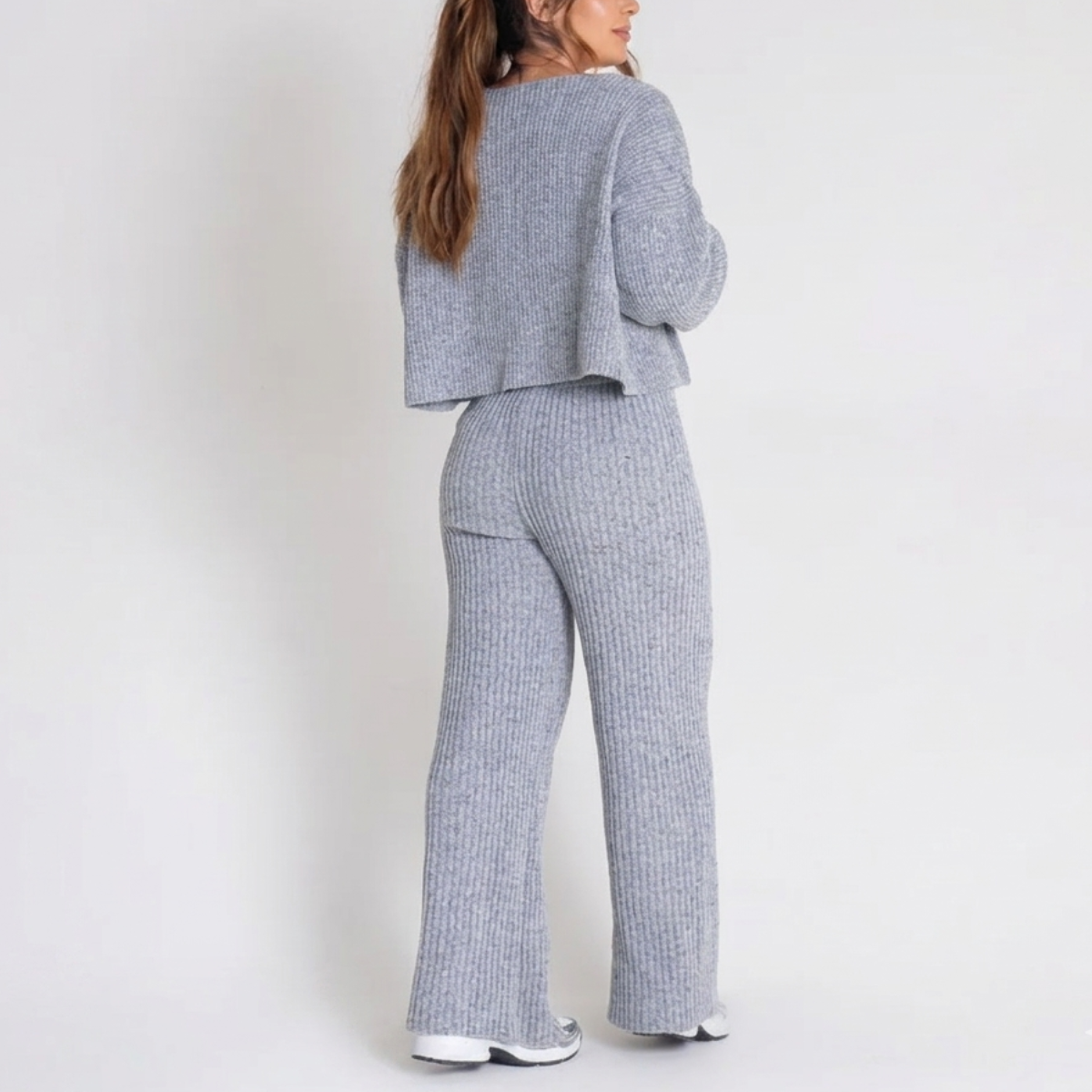 Conjunto Feminino de Tricot Mousse Canelado (Mega oferta Compre 1 e Leve 2)