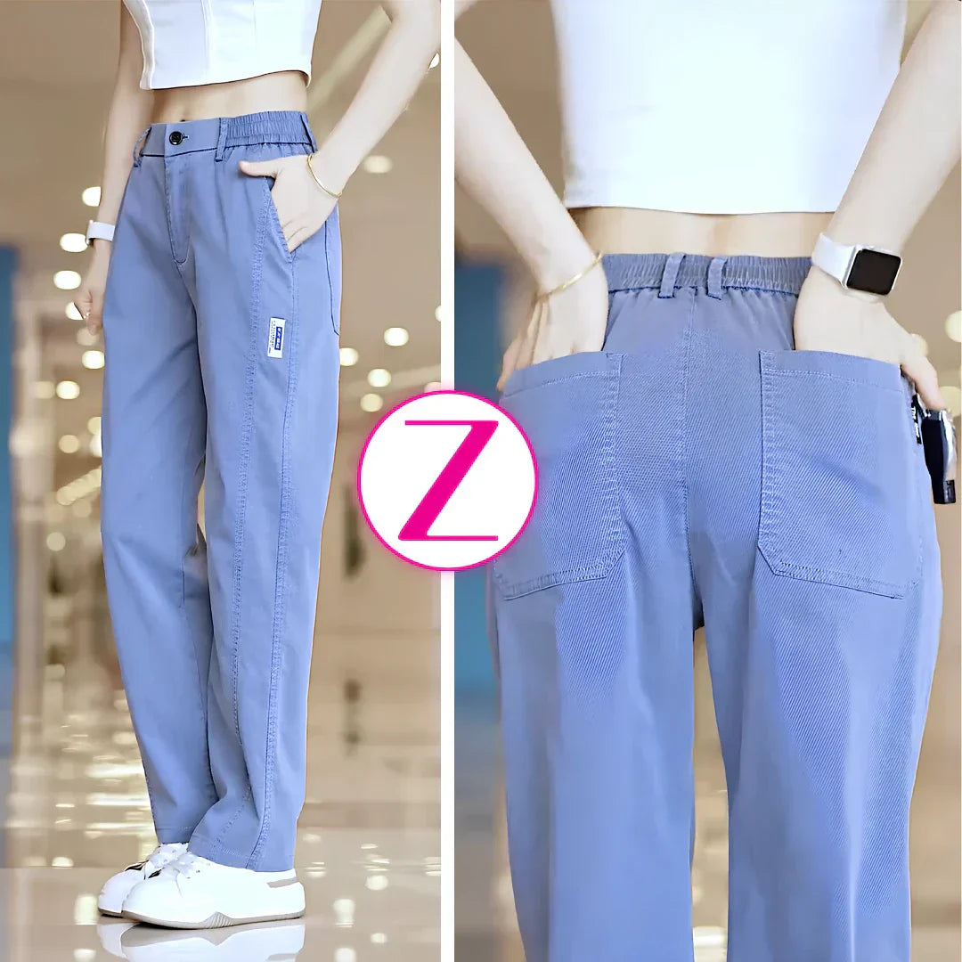 Calça Feminina Aurora — Malha Fria e Poliéster