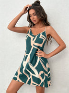 Vestido Curto Estampado