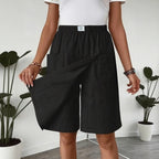 Shorts Saia Celenne™ em Linho de Algodão com Conforto Premium